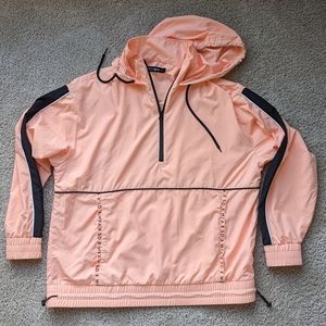 White Fox Boutique X Sarah's Day Neon Pink XL Windbreaker